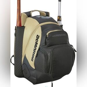 DeMarini Black and Tan Baseball Bag